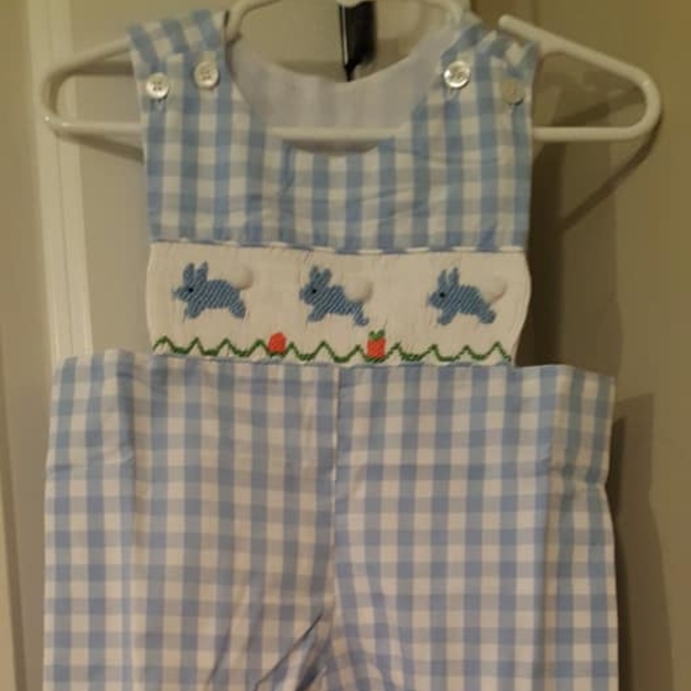 Boys Easters smocked outfit